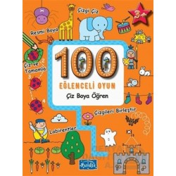 PARILTI / 100 EĞLENCELİ OYUN - ÇİZ BOYA ÖĞREN