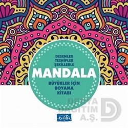 PARILTI / BÜYÜKLER İÇİN MANDALA -TURKUAZ