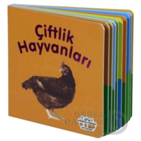 06 YAŞ YAYINLARI / MİNİ KARTON KİTAPLAR - ÇİFTLİK HAYVANLARI