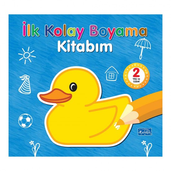 PARILTI / İLK KOLAY BOYAMA KİTABIM 2 YAŞ VE ÜZERİ