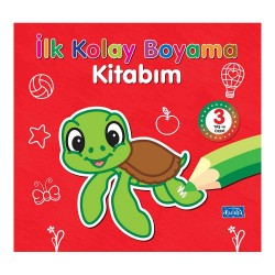 PARILTI / İLK KOLAY BOYAMA KİTABIM 3 YAŞ VE ÜZERİ