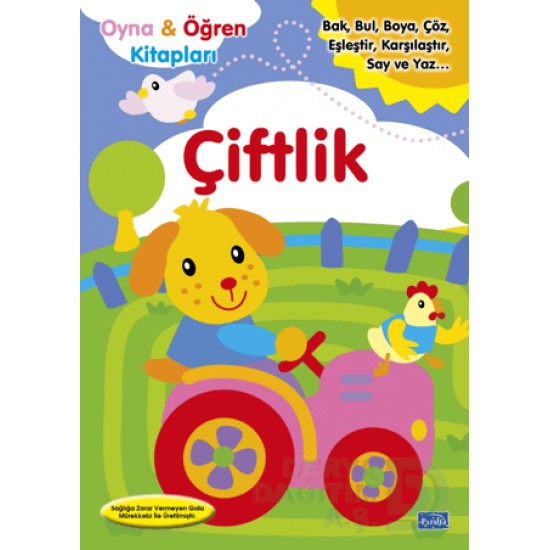 PARILTI / OYNA ÖĞREN KİTAPKARI - ÇİFTLİK