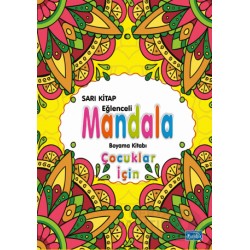 PARILTI / EĞLENCELİ MANDALA - SARI (ÇOCUKLAR İÇİN)