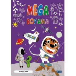 PARILTI / MEGA BOYAMA - MOR KİTAP