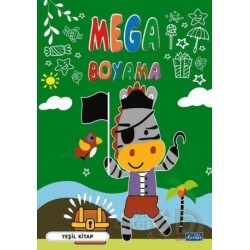 PARILTI / MEGA BOYAMA - YEŞİL KİTAP