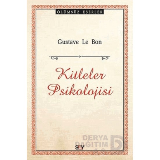 SAY / KİTLELER PSİKOLOJİSİ