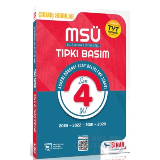 SINAV /  MSÜ TIPKI BASIM ÇIKMIŞ SORULAR
