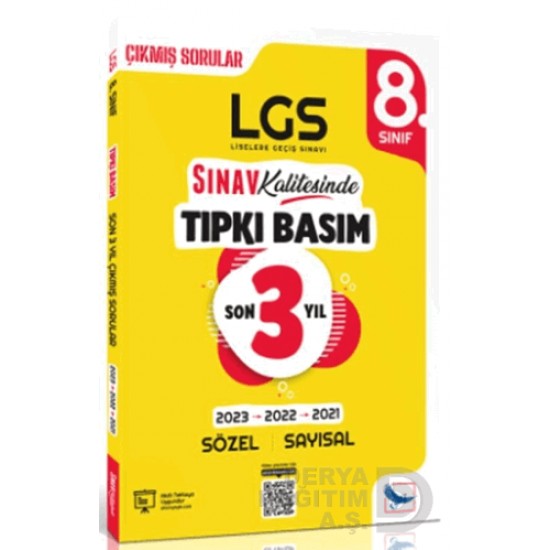 SINAV /  LGS TIPKI BASIM DENEME KİTABI (SON 3 YIL 8.SINIF SINAVKALİTESİNDE)