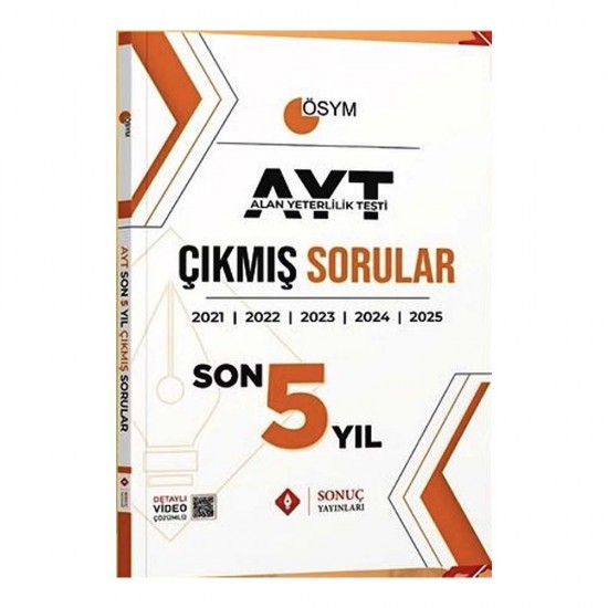 SONUÇ /  AYT SON 5 YIL ÇIKMIŞ SORULAR (ÖSYM)
