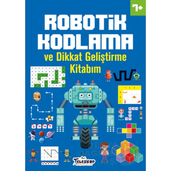 TELESKOP /  ROBOTİK KODLAMA VE DİKKAT GELİŞTİRME KİTABIM 6+