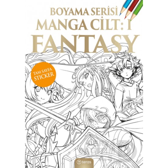 TERAS KİTAP / MANGA BOYAMA - 1