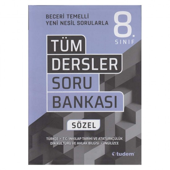 TUDEM /   8.SINIF TÜM DERSLER SORU BANKASI SÖZEL (800437)
