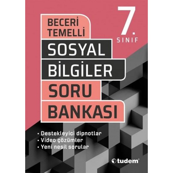 TUDEM /  7.SINIF BECERİ TEMELLİ SOSYAL BİL.SORU BANKASI