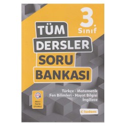 TUDEM / 3.SINIF TÜM DERSLER SORU BANKASI-İADESİZ