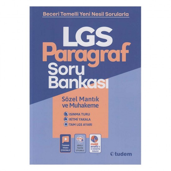 TUDEM /  LGS BECERİ TEMELLİ PARAGRAF SORU BANKASI