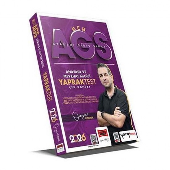 YARGI  /   MEB AGS 2026 ANAYASA VE MEVZUAT BİL.YAPRAK TEST