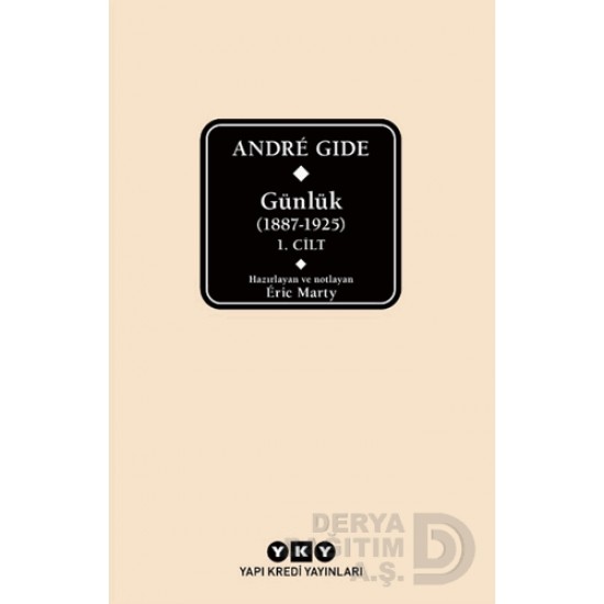 YKY / GÜNLÜK 1.CİLT 1887 - 1925 - CİLTLİ (ANDRE GIDE)