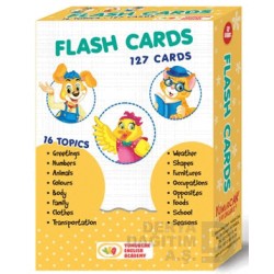 SELİMER / FLASH CARDS -  127 KART (İNGİLİZCE DİL KARTLARI)