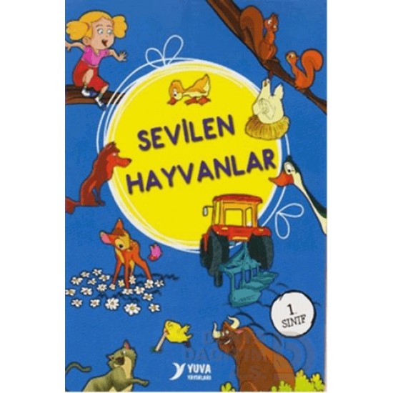 YUVA / 1.SINIF SEVİLEN HAYVANLAR SERİSİ - 10 KİTAP DÜZ YAZI