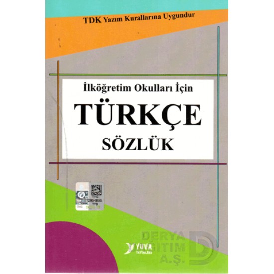 YUVA  / TÜRKÇE SÖZLÜK (KARTON KAPAK - İLKÖĞRETİM OKULLARI İÇİN 3.HAMUR)