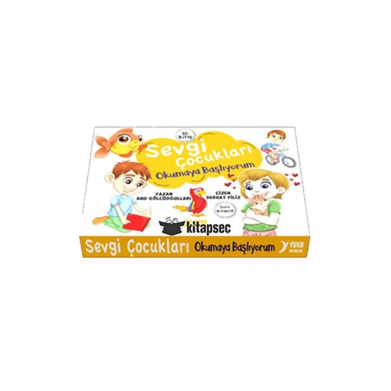 YUVA  /  SEVGİ ÇOCUKLARI - OKUMAYA BAŞLIYORUM 1.SINIF.10 KİTAP(KUTU.DÜZ)