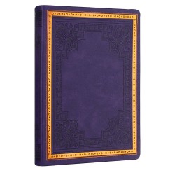 VJ 1180 VİCTORİAS JOURNALS VİNTAGE OLD BOOK DEF 14X20 80GR 160YP ÇİZGİLİ MOR
