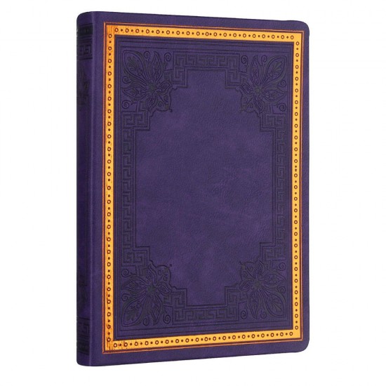 VJ 1180 VİCTORİAS JOURNALS VİNTAGE OLD BOOK DEF 14X20 80GR 160YP ÇİZGİLİ MOR