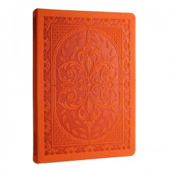 VJ 3477 VİCTORİAS JOURNALS VİNTAGE OLD BOOK DEF 14X20 80GR 160YP ÇİZGİLİ TURUNCU