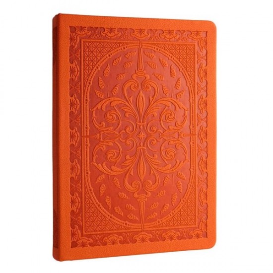 VJ 3477 VİCTORİAS JOURNALS VİNTAGE OLD BOOK DEF 14X20 80GR 160YP ÇİZGİLİ TURUNCU