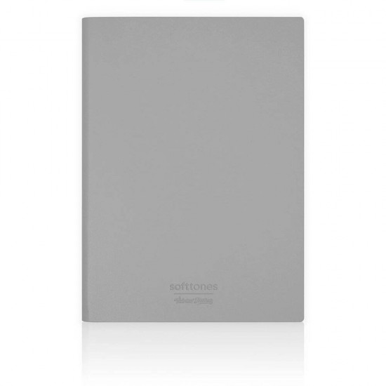 VJ 124-1003 SOFTTONS ESNEK KAPAK DEFTER A6 80 GR. KREM 96 YP. ÇİZGİLİ MAVİ