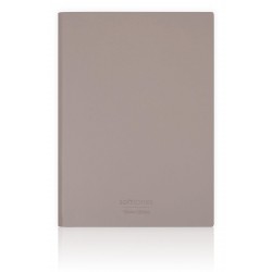 VJ 124-1006 SOFTTONS ESNEK KAPAK DEFTER A6 80 GR. KREM 96 YP. ÇİZGİLİ KAHVERENGİ