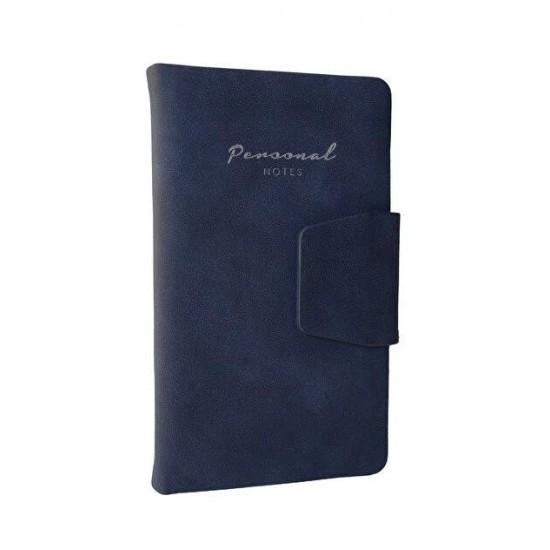 VJ 124-1121 SERT KAPAK MIKNATISLI CEP DEFTERİ 9,6x16,6 CM 96 YP. 80 GR. ÇİZGİLİ