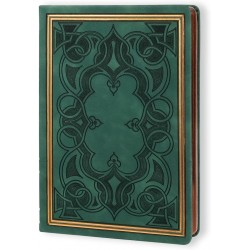 VJ 124-1665 VİNTAGE OLD BOOK DEFTER 14X20 80GR 160 YP.ÇİZGİLİ