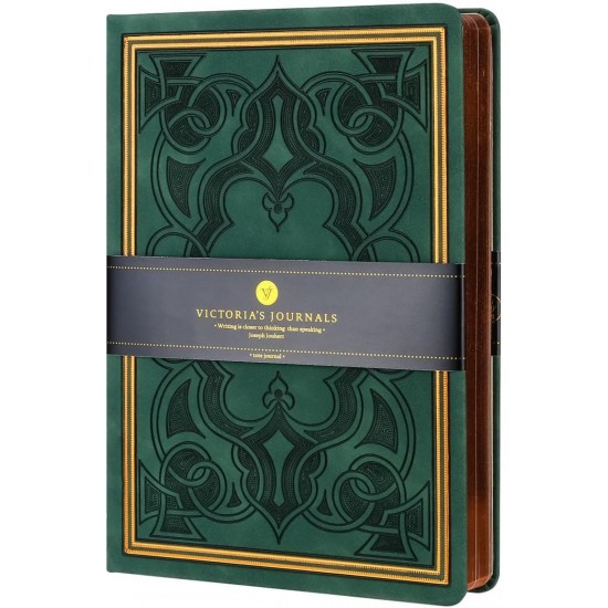 VJ 124-1665 VİNTAGE OLD BOOK DEFTER 14X20 80GR 160 YP.ÇİZGİLİ