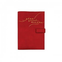 VJ 125-1945 VEGAN DERİ GEÇMELİ TARİHSİZ AJANDA PLANLAYICI A5 224 YP