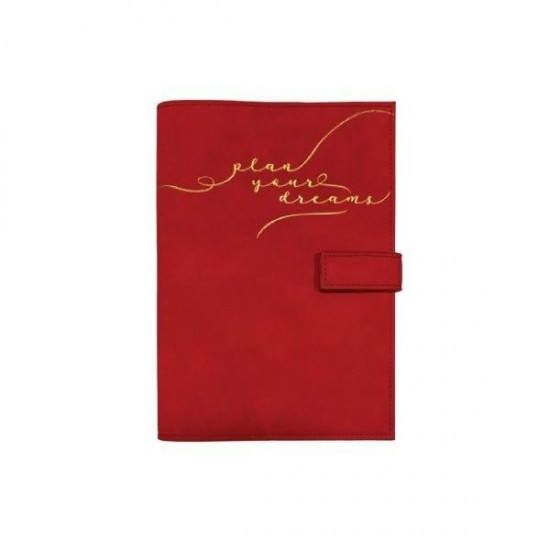 VJ 125-1945 VEGAN DERİ GEÇMELİ TARİHSİZ AJANDA PLANLAYICI A5 224 YP