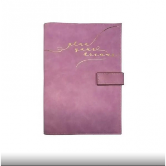 VJ 125-1950 VEGAN DERİ GEÇMELİ TARİHSİZ AJANDA PLANLAYICI A5 224 YP