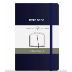 VJ 123-9236 CLASSİC SERT KAPAK DEFTER 9X14 70GR 400SF ÇİZGİLİ LACİVERT