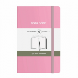 VJ 123-9239 CLASSİC SERT KAPAK DEFTER 9X14 70GR 400 YP ÇİZGİLİ PEMBE
