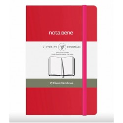 VJ 123-9242 CLASSİC SERT KAPAK DEFTER 9X14 70GR 400 YP ÇİZGİLİ FUŞYA