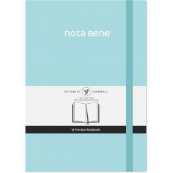 VJ 123-9254 VJ PREMİUM SERT KAPAK DEFTER A5 100GR 192 YP ÇİZGİLİ TURKUAZ