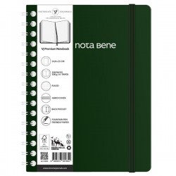 VJ 123-9263 VJ SPRALLİ SERT KAPAK A5 100GR 160 YP ÇİZGİLİ YEŞİL