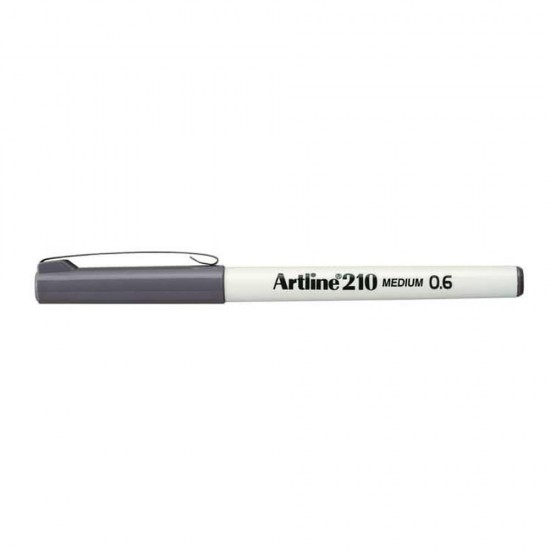 ARTLİNE 210N KEÇE UÇLU YAZI KALEMİ 06MM GRİ