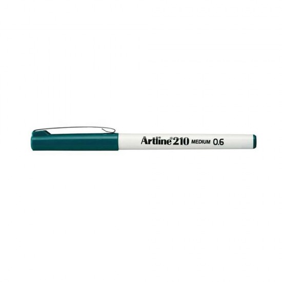 ARTLİNE 210N KEÇE UÇLU YAZI KALEMİ 06MM K.YEŞİL