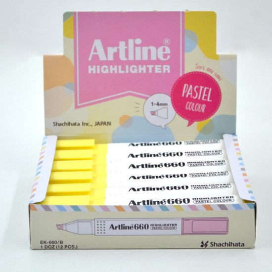 ARTLİNE 660 FOSFORLU KALEM P.SARI