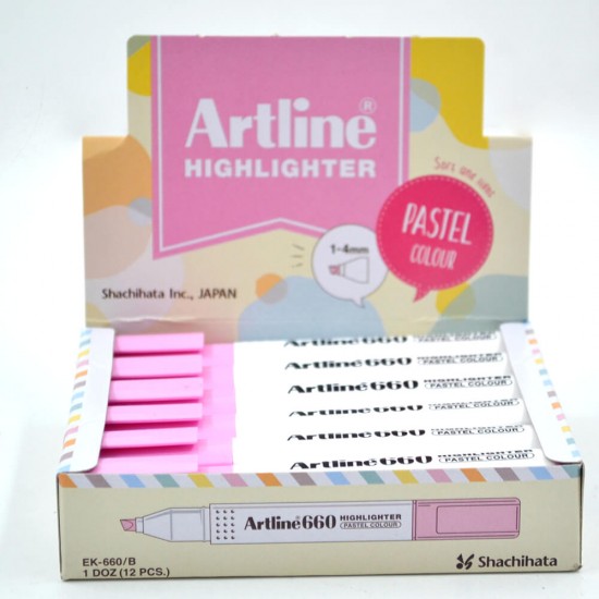 ARTLİNE 660 FOSFORLU KALEM P.PEMBE