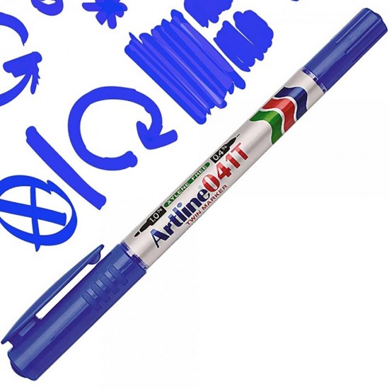 ARTLİNE 041 ÇİFT UÇLU PERMANENT MAVİ