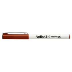 ARTLİNE 210N KEÇE UÇLU YAZI KALEMİ 06MM KAHVERENGİ