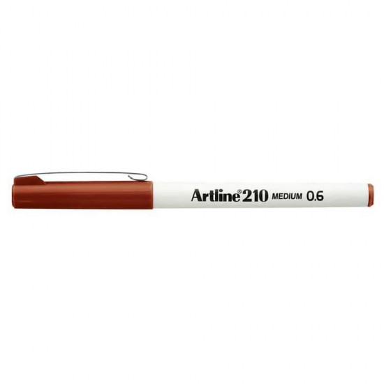 ARTLİNE 210N KEÇE UÇLU YAZI KALEMİ 06MM KAHVERENGİ