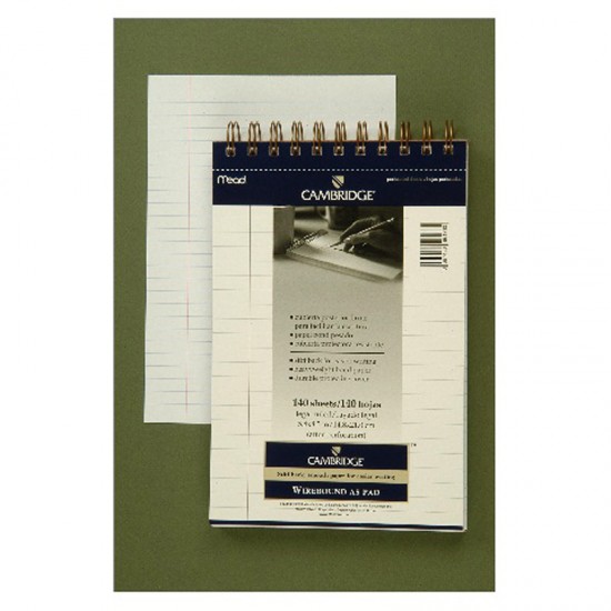 MEAD 143848 BLOKNOT SPİRALLİ BEYAZ A5 140YP ÇİZGİLİ